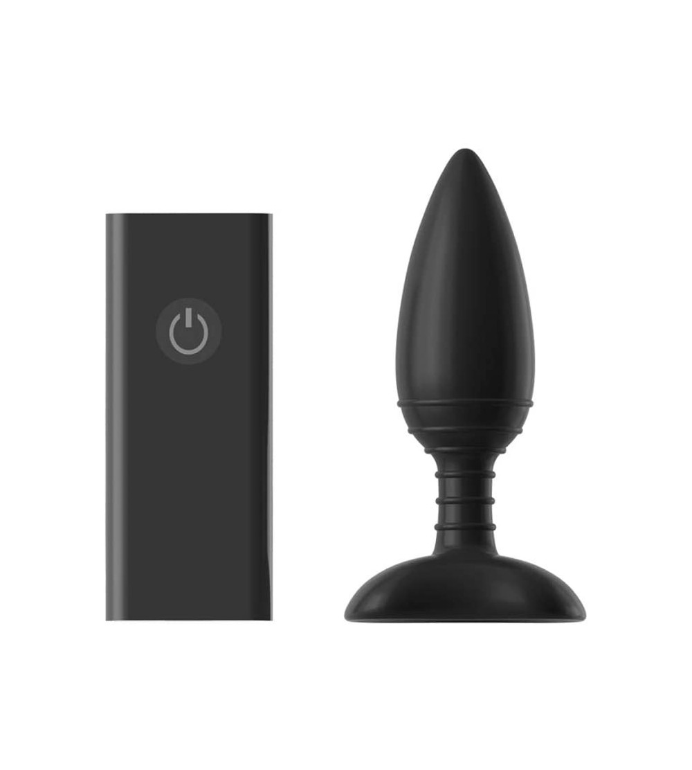 Anal Sex Toys Ace Remote Control Vibrating Butt Plug Large Rechargeable - CF122V6MHHV $30.51