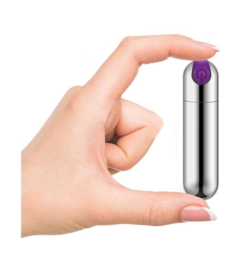 Vibrators Best Bullet Vibrator- Rechargeable Bullet Vibe with 10 Settings- Super Strong Vibrating Bullet Toy for Women- Water...