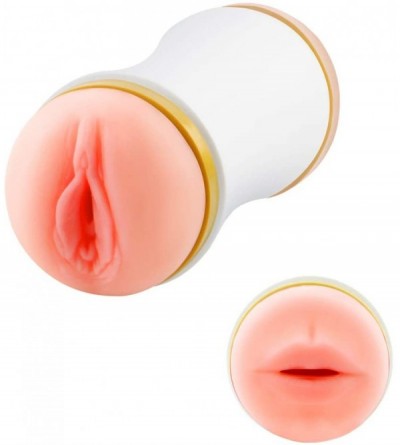 Male Masturbators Male Masturbator Cup Pocket Pussy Adult Sex Toys 3D Realistic Vagina and Mouth Oral Sex Masturbation Toys f...