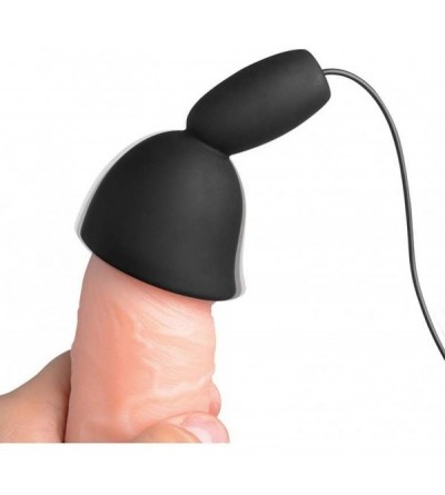 Male Masturbators Deluxe 10 Mode Silicone Penis Head Teaser - CB17XWTD2QZ $64.44