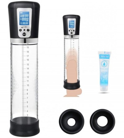 Pumps & Enlargers Electric Penis Vacuum Pump with 4 Suction Intensities- Rechargeable Automatic High-Vacuum Penis Enlargement...