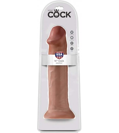 Anal Sex Toys King Cock- Tan- 14 Inch - Tan - CN18I55L06C $30.14
