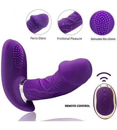 Vibrators Invisible Wearable Multi-Frequency Vibrator with Heating and Vibration Function- Stimulate Female Clitoral Vibrator...
