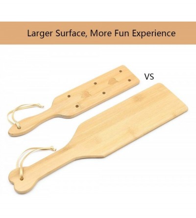 Paddles, Whips & Ticklers Bamboo Paddle- 16.5inch Light Weight and Super Durable with Smooth Finish Paddle - CS18XQS6SO4 $6.17