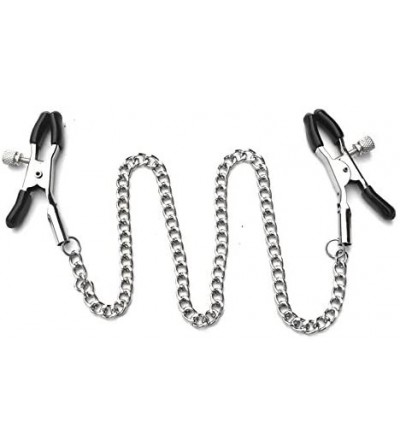 Nipple Toys Under The Bed Restraints System Bondage SM Sex Toy Sexy Nipple Clamps with Metal Chain Fashion Nipple Jewelry Sil...