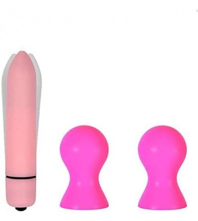 Nipple Toys Nipple Sucker Breat Bump 10 Speed Bulllet Vibrator (Pink) - Pink - CC1948ECMZZ $22.78