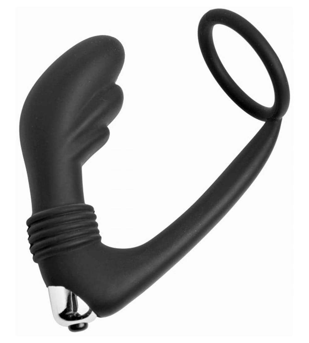 Vibrators Prostatic Play Silicone Cock Ring and Prostate Vibe- Assorted (ae425) - CZ122QPED3N $18.90