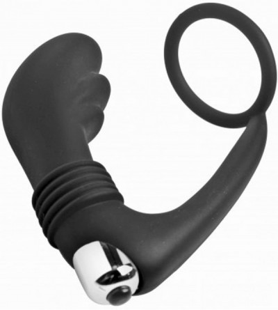 Vibrators Prostatic Play Silicone Cock Ring and Prostate Vibe- Assorted (ae425) - CZ122QPED3N $18.90