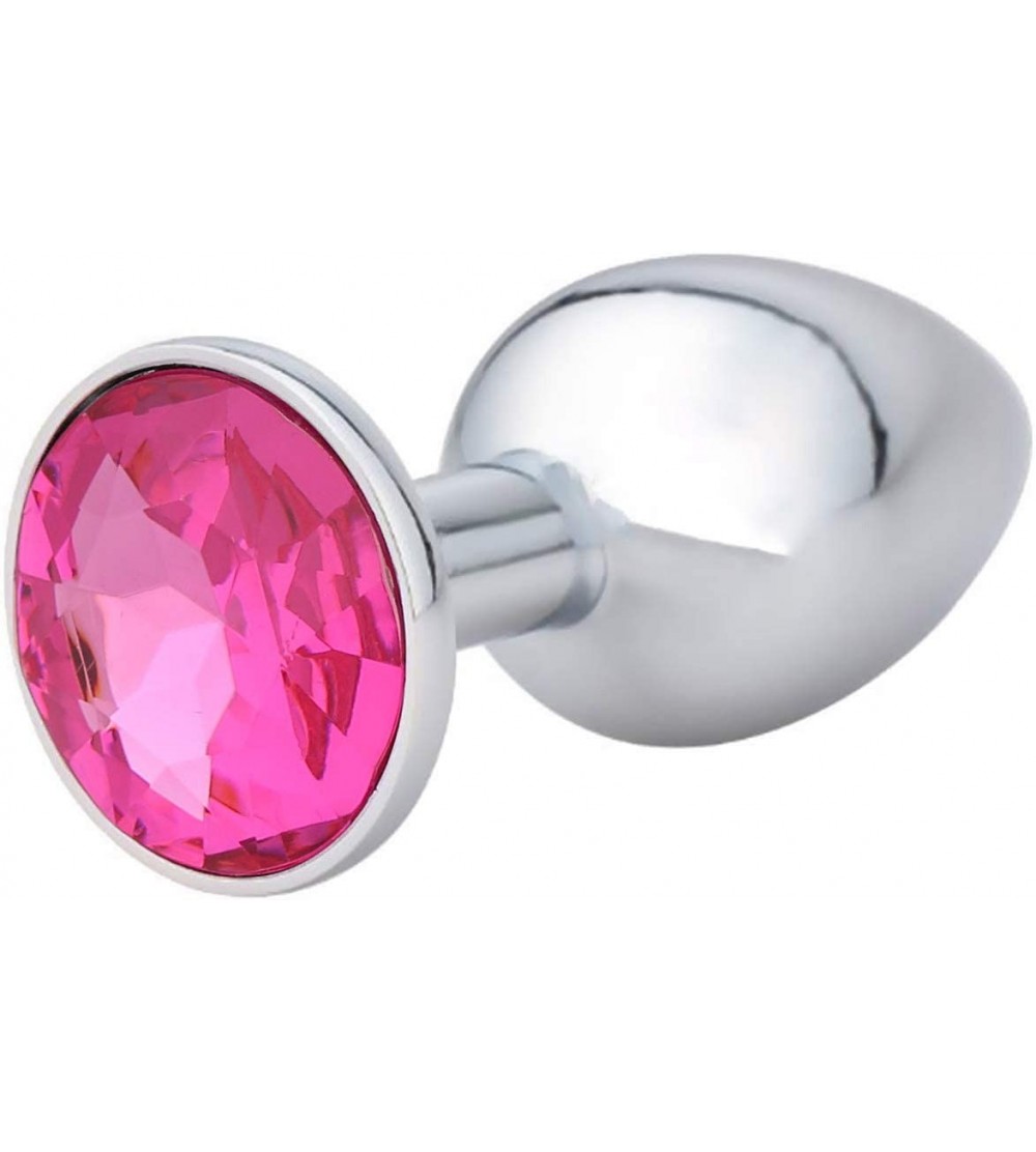 Anal Sex Toys Small Super Steel Fetish Plug Anal Butt Personal Sex Massager- Pink- 5.3 Ounce (Rose) - Rose - C6194RA3XQK $7.88