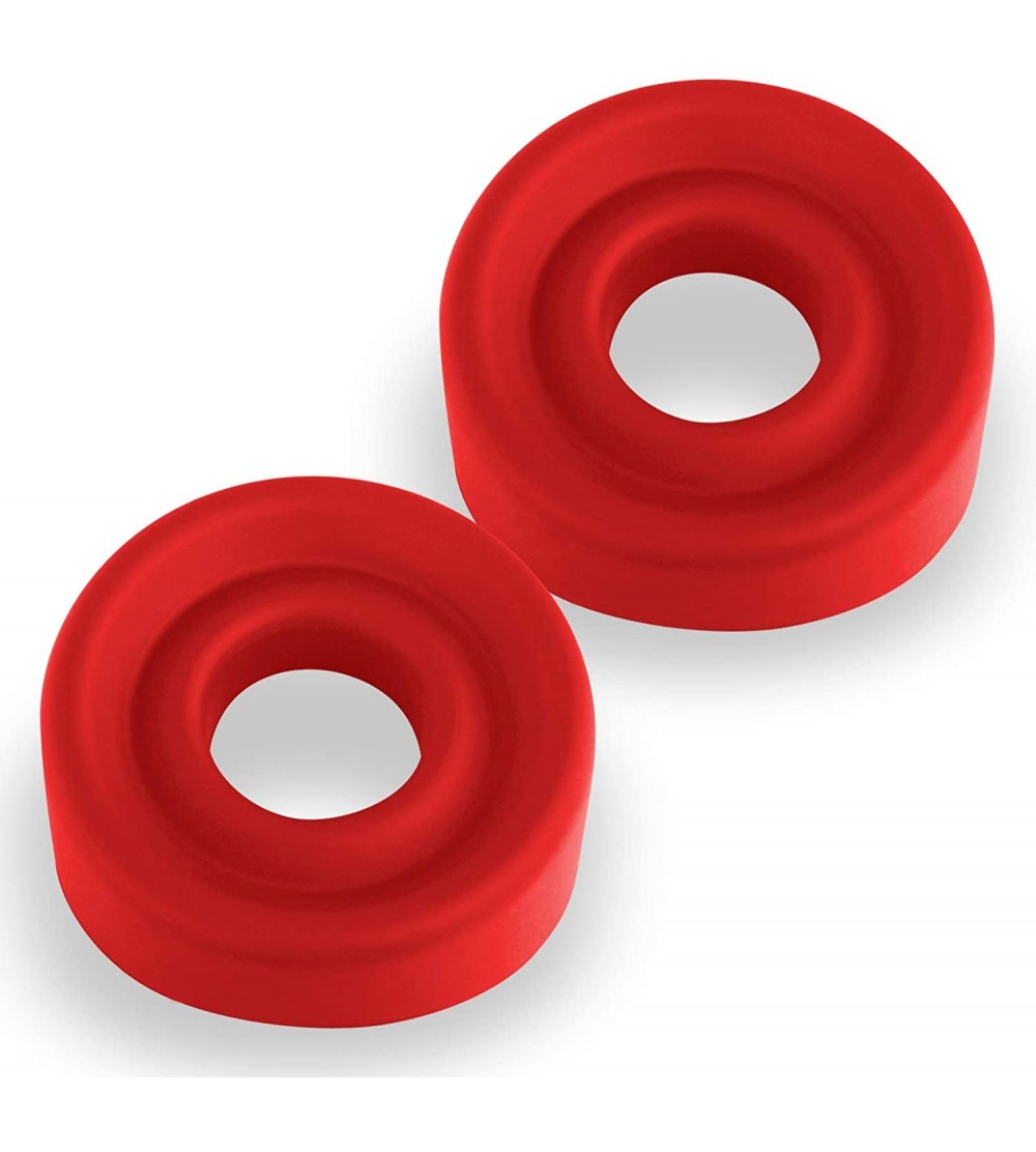 Pumps & Enlargers Medium Red Silicone Sleeve Vacuum Seal 2 Pack for 1.75 Inch to 2.25 Inch Penis Pump Cylinders - Red - C3195...
