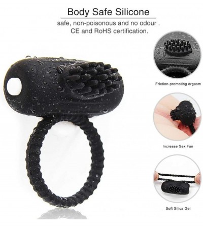 Penis Rings Full Silicone Vibrating Cock Ring - Waterproof Penis Ring Vibrator - Sex Toy for Male or Couples T-Shirt- Sunglas...