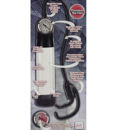 Pumps & Enlargers Advanced Master Gauge Pump (Smoke) - Smoke - CU11NJI99SL $82.66