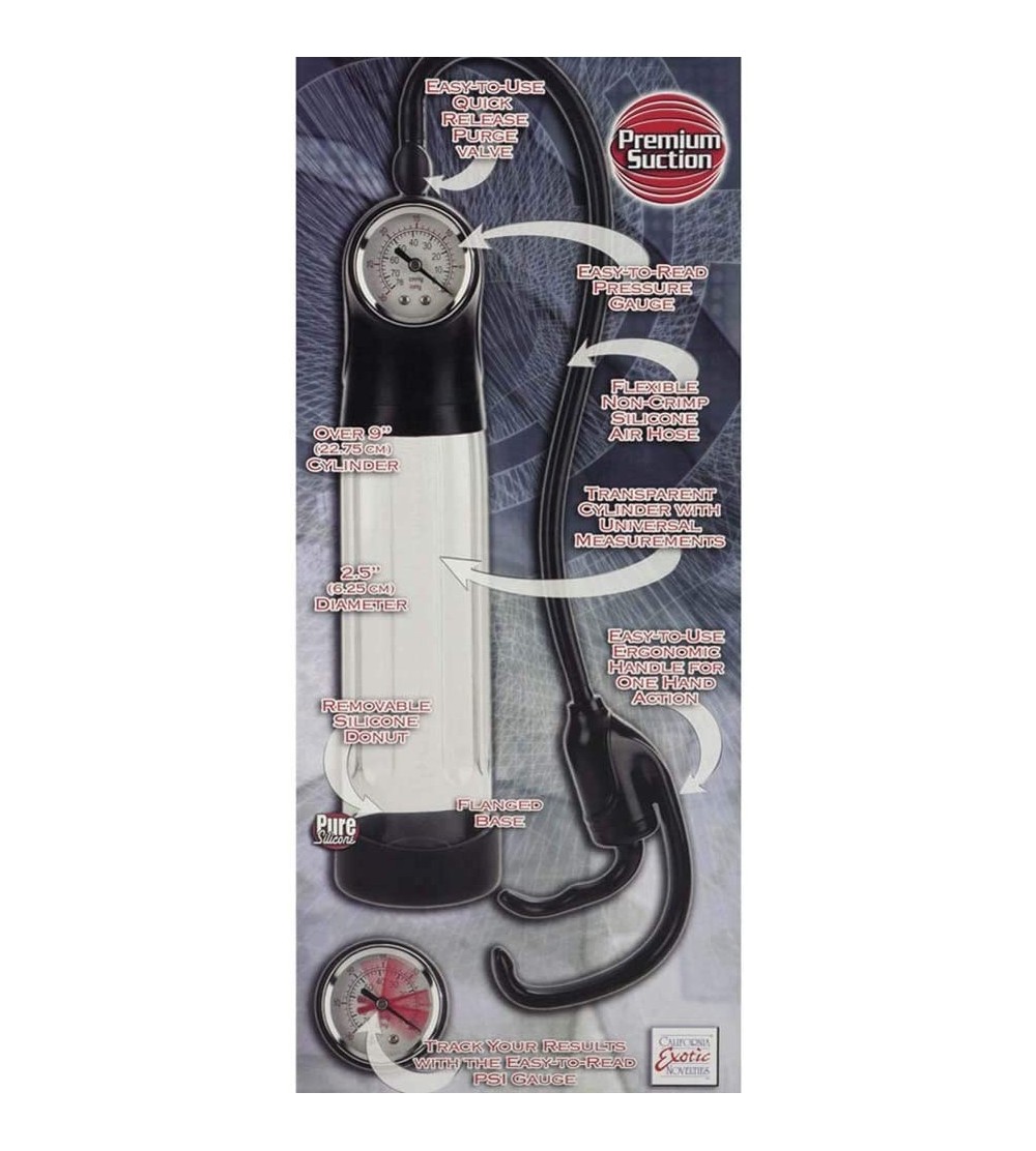 Pumps & Enlargers Advanced Master Gauge Pump (Smoke) - Smoke - CU11NJI99SL $28.65