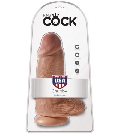 Anal Sex Toys King Cock Chubby- Tan- Tan - C0187QKNRAH $23.24