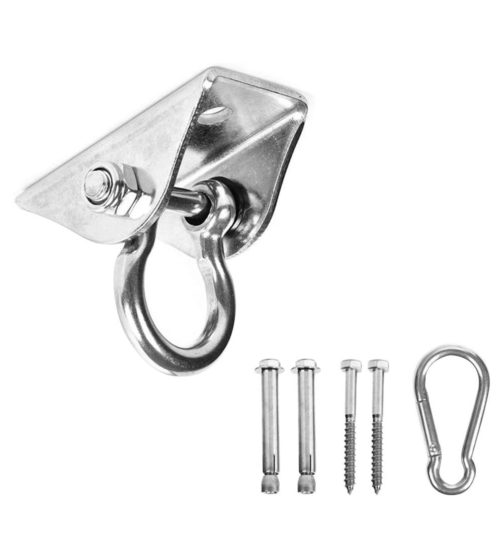 Sex Furniture Swing Hangers- Stainless Steel 550 LB Capacity Swing Suspension Hooks with 4 Screw for Concrete and Wooden Ceil...