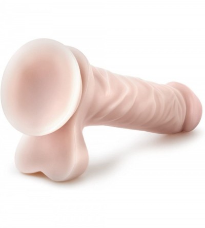 Dildos 9" Long Realistic Dildo - Cock and Balls Dong - Suction Cup Harness Compatible - Sex Toy for Women - Sex Toy for Adult...
