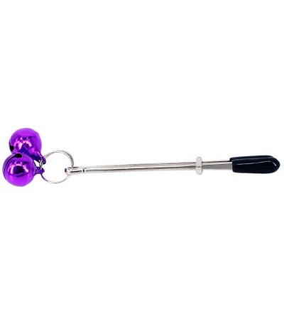 Nipple Toys Nipple Clamps- Adjustable Style with Purple Bell for Couples - CR18XOM7NIT $11.66
