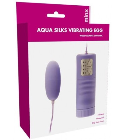 Vibrators Minx Aqua Waterproof Silks Egg- Purple- 2.25 Inch - CJ110Q2PEPZ $14.72