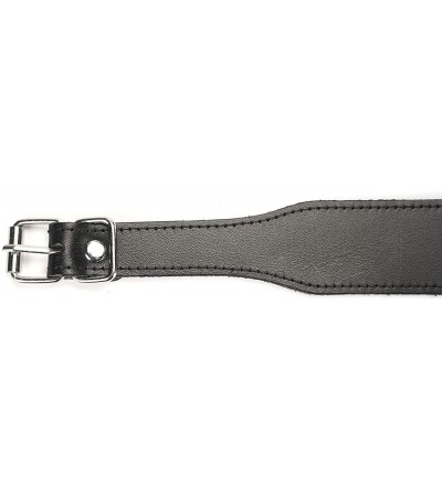 Restraints Genuine Wide Leather Collar with Diamond Decorating Word (Queen) - Queen - CU12HD15A1X $12.12