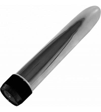 Vibrators Slimline Sensual Pleasure Vibrator 7.5 Inch Silver - C111HK8H3E3 $45.04
