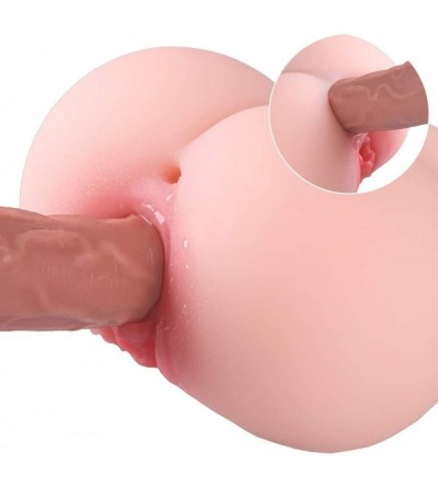Male Masturbators Male Masturbator- Sex Doll Doggy Style Adult Sex Toys for Men 3D Realistic Vagina Butt Pocket Pussy Male Ma...
