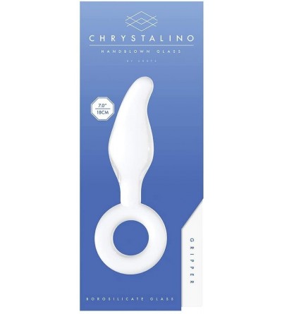 Anal Sex Toys Chrystalino Gripper Wand- White - White - CX18H3OONGS $10.80