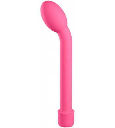 Vibrators Smooth Angled Tip G Spot Vibrator (Pink) - Pink - C411WD4YTHX $46.35