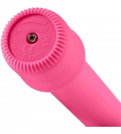 Vibrators Smooth Angled Tip G Spot Vibrator (Pink) - Pink - C411WD4YTHX $20.95