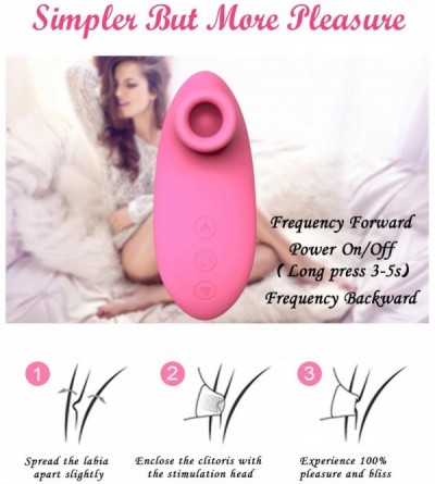 Vibrators Clitoral Sucking Vibrator - Clit Sucker with 10 Frequencies - Waterproof Rechargeable Nipple Stimulator - Oral Sex ...