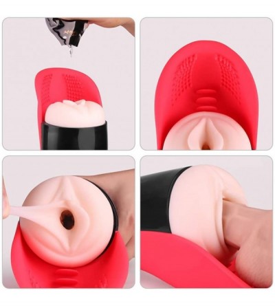 Male Masturbators Automatic Stroker Vibrating Male Masturbator Cup with 5 Suctions &10 Vibrations for Penis Massage and Testi...