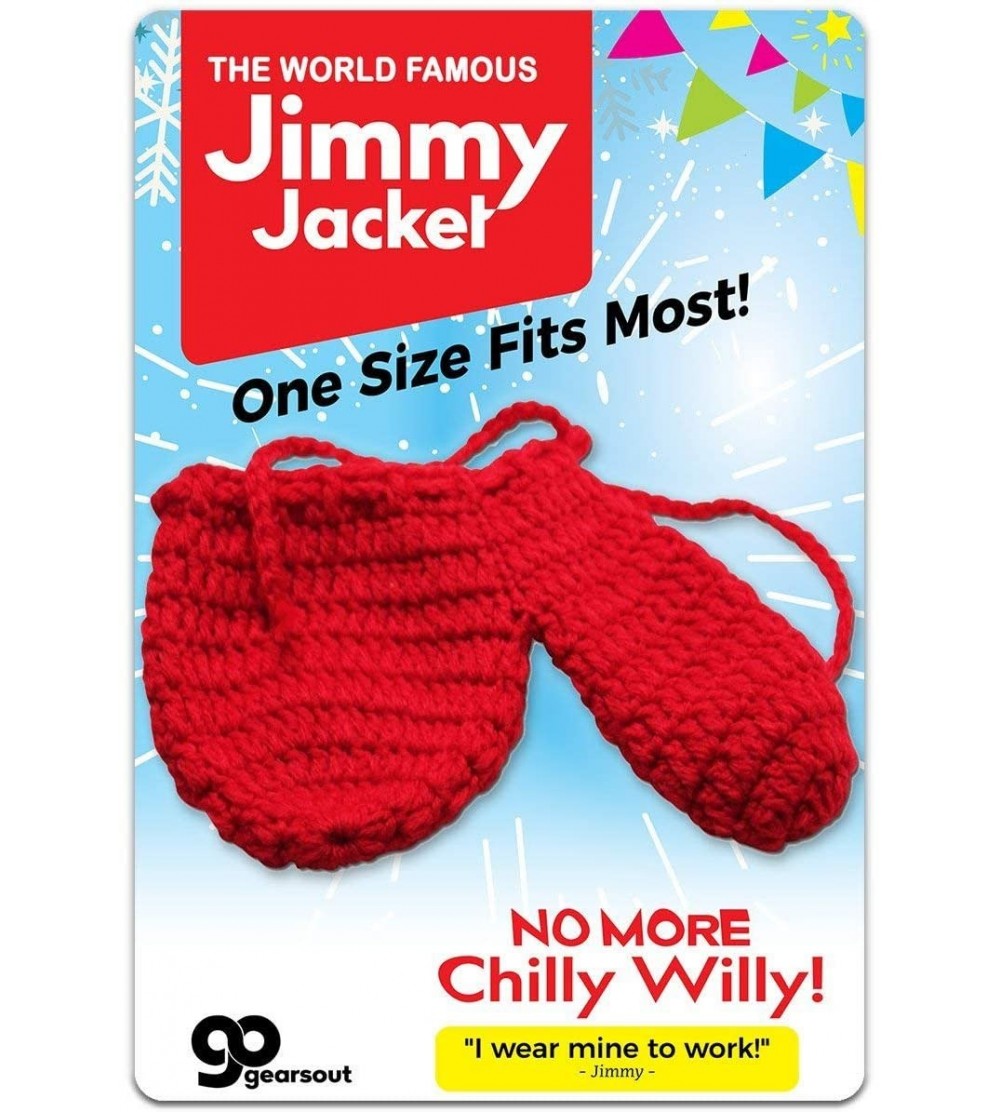 Novelties The Jimmy Jacket Knit Wiener Warmer - Willy Warmer Funny Gifts for Men Gag Gift for Men Naughty Gifts Silly Stockin...