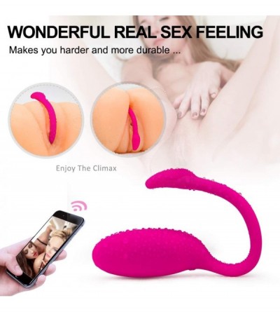 Vibrators Wearable Flamingo Bullet Toy with Smart Phone Controller- Long Distance App Bluetooth Connection Remote Control Wat...