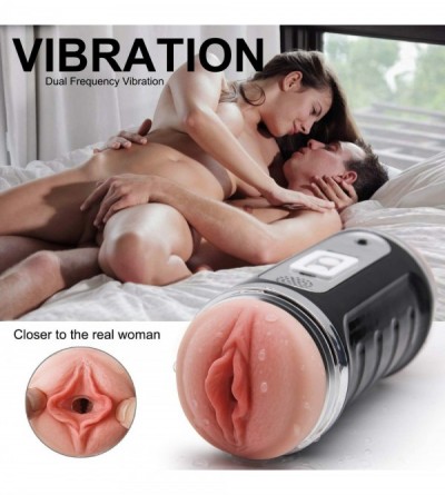 Male Masturbators Automatical Piston Telescopic Rotation Handsfree 8 Patterns Vagina and Mouth Simulation Sleeve Stroker Sexy...