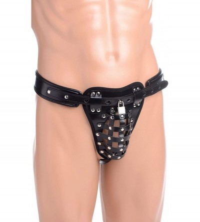 Chastity Devices Netted Male Chastity Jock - CQ12OBTNUL9 $57.35