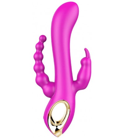 Vibrators G Spot Rabbit Vibrator Adult Sex Toys with Bunny Ears for Clitoris Stimulation Anal Stimulation (Rose) - Rose - CE1...