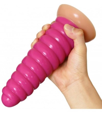 Dildos Silicone Dildo Anal Plug with Strong Flared Suction Cup for Hands-Free Play- Flexible Penis for Vaginal G-Spot Female ...