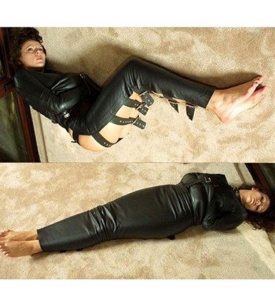 Restraints SM Extrem Bondage Leather Sleeping Bag/Straitjacket- Erotic Binder Lingerie Clothes Arm Leg Restraints- Fetish Sla...