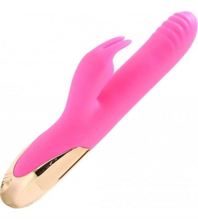 Vibrators Dream Supercharged Silicone Rabbit Rechargeable Pink - C2180WS9II9 $79.37
