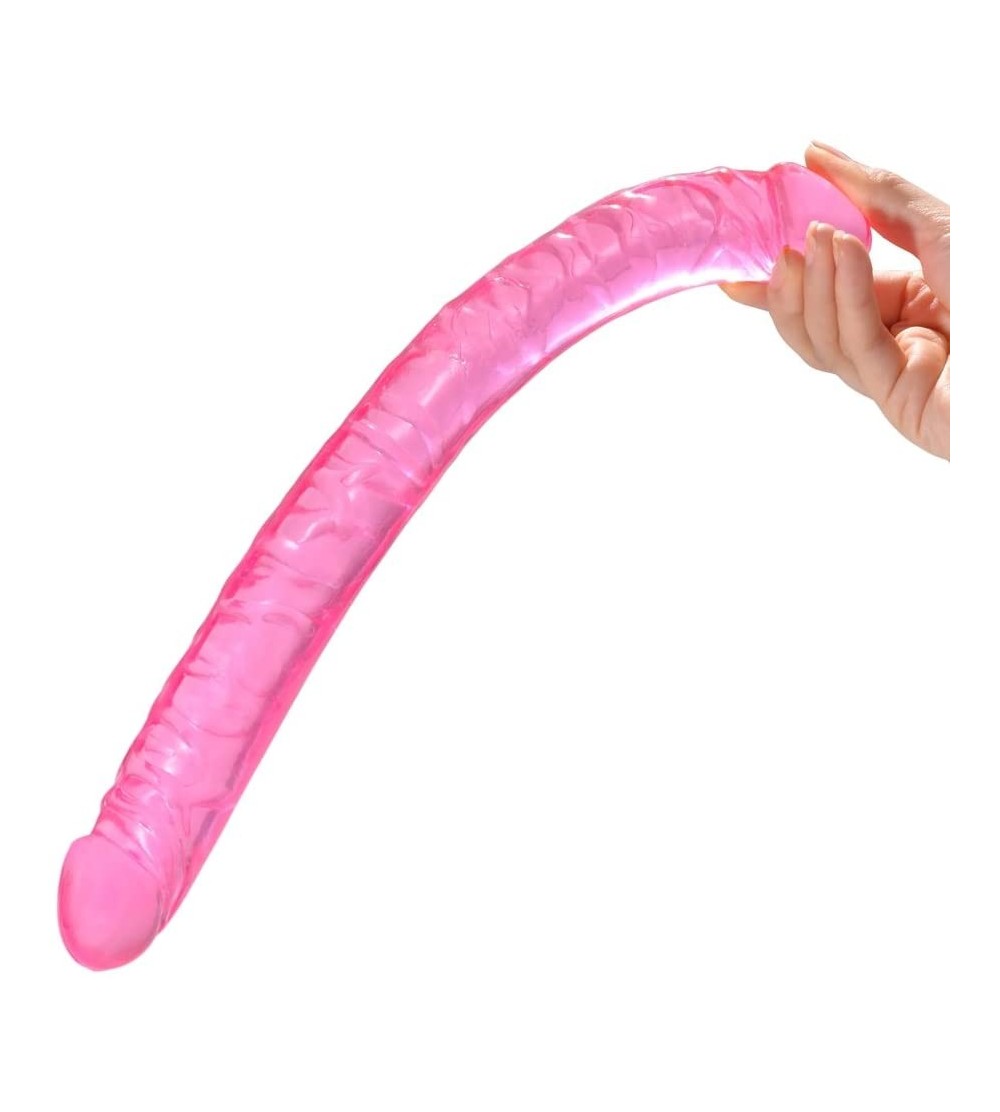Dildos Dildo Adult Toy for Lesbian- Double Sided Dildo for Women Waterproof Flexible Double Dong for Vaginal G-spot and Anal ...