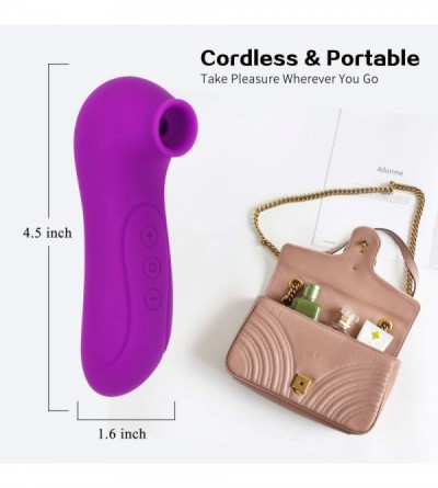 Vibrators Clitoris Sucking Vibrator for Women - Rechargeable Nipples Suction Stimulator with 10 Modes- Waterproof Adult Sex T...