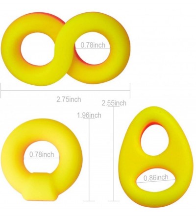 Penis Rings Liquid Silicone Penis Ring 3 Pack Premium Stretchy Enhancer Cock Ring Male Dream Essentials Sex Toy for Delay Con...