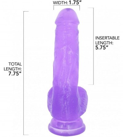 Dildos Suction Cup Dildo - Realistic Textured Jelly Dong - G-Spot Stimulator Sex Toy - C3186ST349Q $12.32