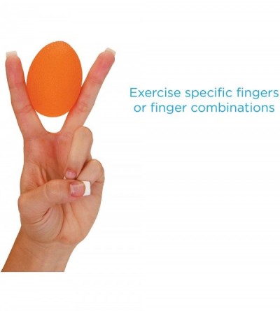Vibrators Hand Exerciser Oval Egg- Hand Grip Squeeze Oval Ball for Strength- Stress and Recovery- Comes in 3 Resistance Level...