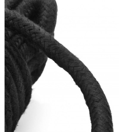 Restraints 32-foot 10m Long Japanese Bondage Rope Flirting Toys Black - Black - CY11M43FYU9 $18.97