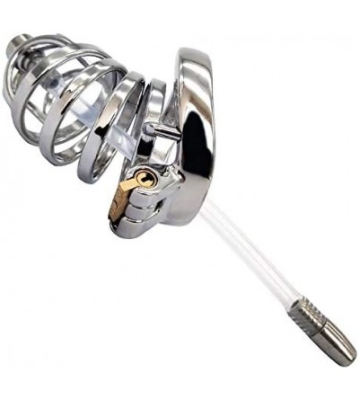 Chastity Devices Chḁstɨty Device Metal Lock ṗēNīṣ Cage Handsfree Lightweight Adjustable Catheter Portable Breathable Lock Cag...