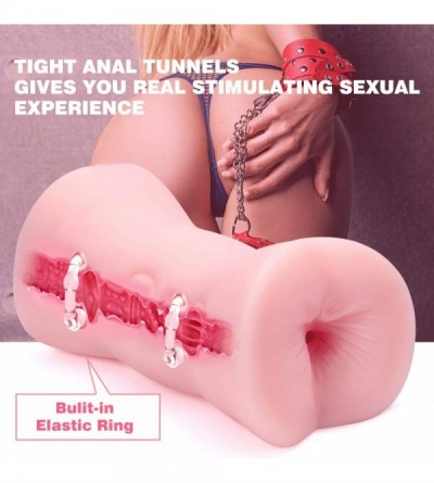 Male Masturbators Ass Male Masturbator Lifelike Cup Virgin and Anal Stroker Sleeve 3D Anus Doll Adult Sex Toys Realistic Text...