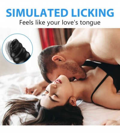Vibrators Clitoris Tongue Massage Vibrator- G Spot Bullet Stimulator- Silicone Wireless- Waterproof & Rechargeable Orgasm Vib...