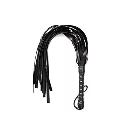 Paddles, Whips & Ticklers Leather Whip-Tassels Whip-Handle Whip for Role Play Costume Accessory - CP188ZE9I6R $20.89