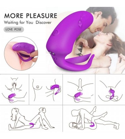 Penis Rings Perfect Cook Rings for Men Waterproof Soft Adullt Orgasm Toy Six Toyssex Multi speeds Frequency USB Rechargeable ...