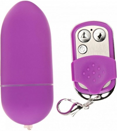 Vibrators Novelties Power Bullet With Remote- Purple - Purple - CJ116EJ4YIR $40.82